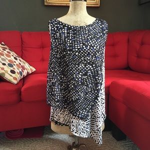 White House/Black Market sleeveless blouse